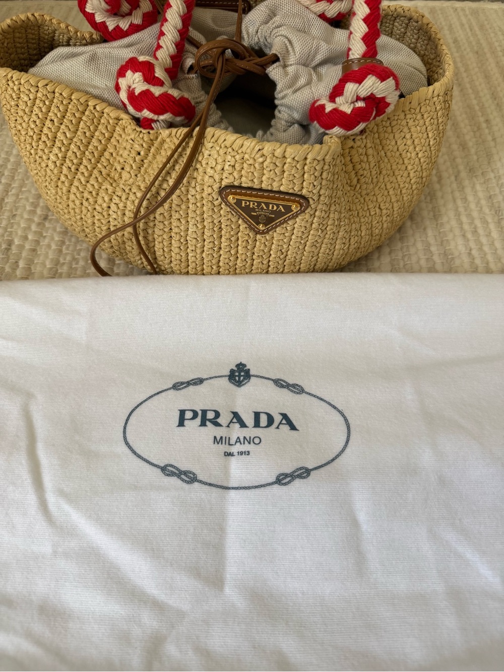 Prada Rope-Handle Small Crochet Bag - Picture 9 of 9